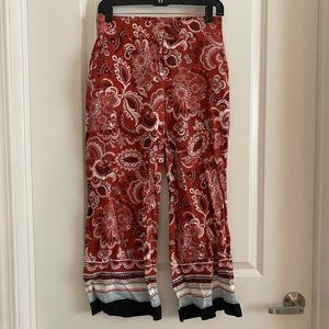 Ann Taylor Linen Crop Pants
